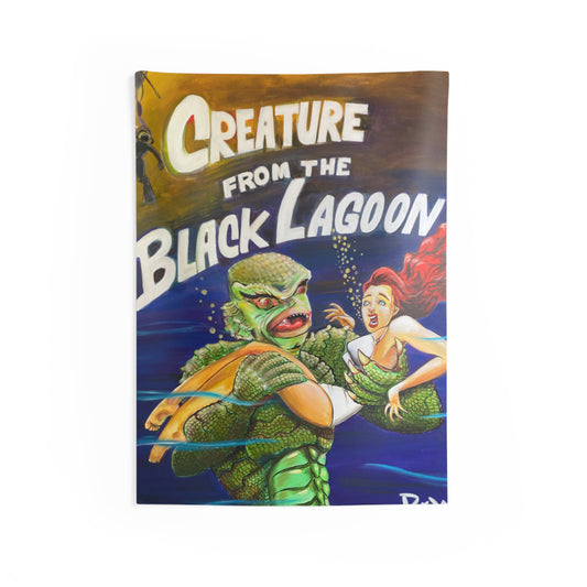 Creature From The Black Lagoon Indoor Wall Tapestries