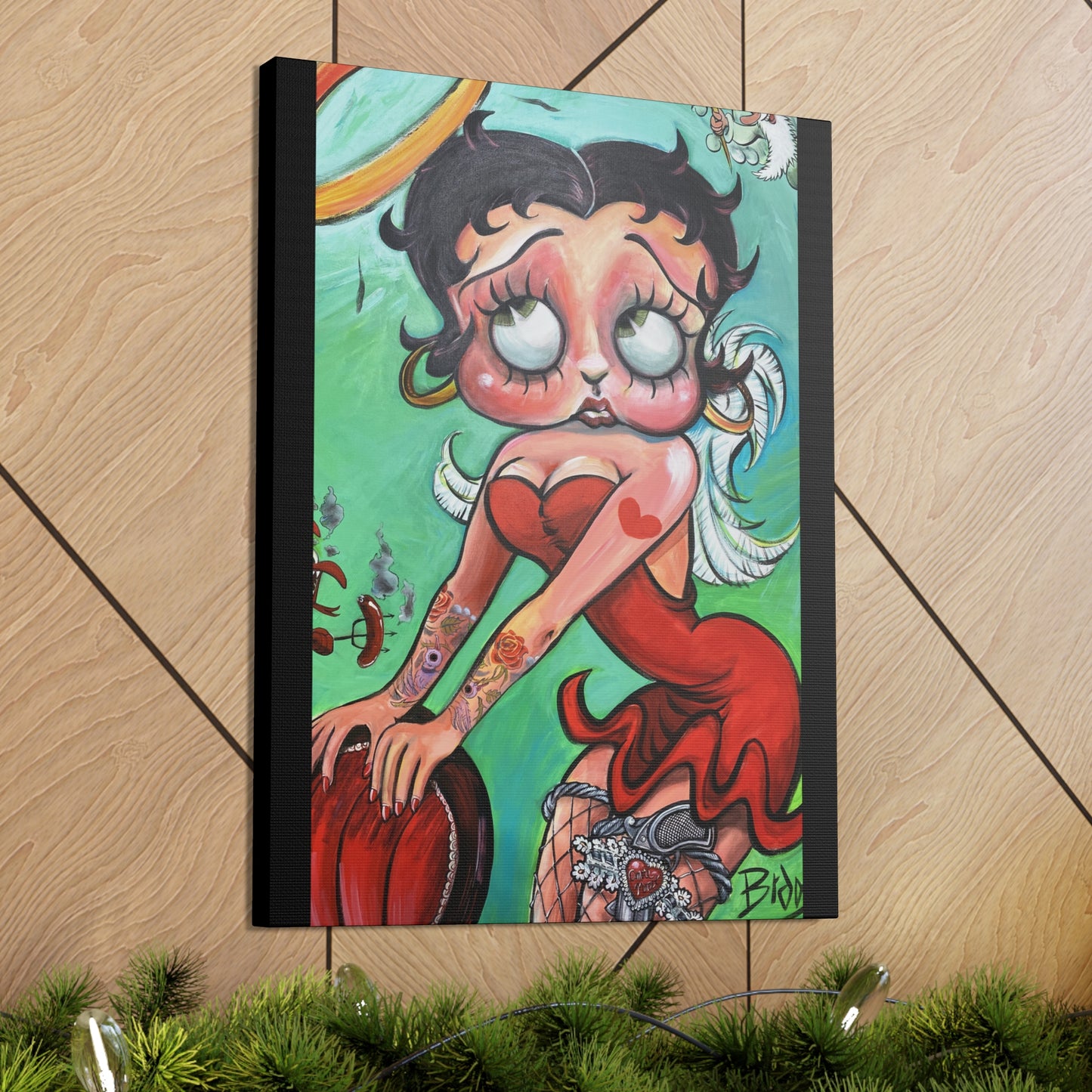 Betty Boop Canvas Gallery Wraps