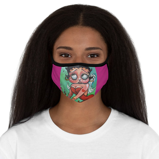 Betty Boop Fitted Polyester Face Mask
