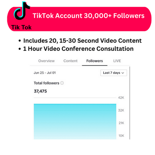 TikTok Account With 5000+ Followers
