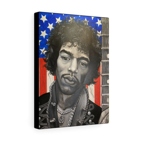 "Jimi Hendrix America" Stretched canvas